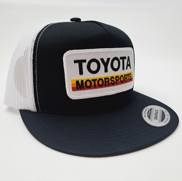 Toyota Motorsports Retro Vintage Style Trucker Hat Cap Tacoma Tundra JDM Racing - Picture 1 of 4